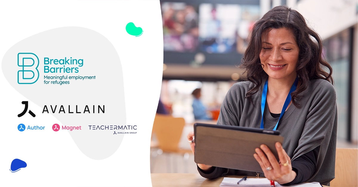 Breaking Barriers Teams Up with Avallain and TeacherMatic to Support Volunteer Teachers and Refugees 